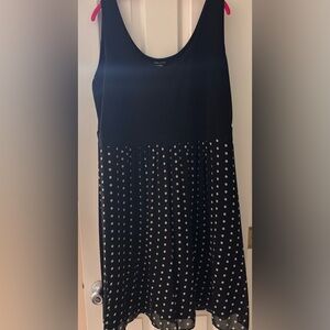 City Chic Black and White Polka Dot Dress size 20
